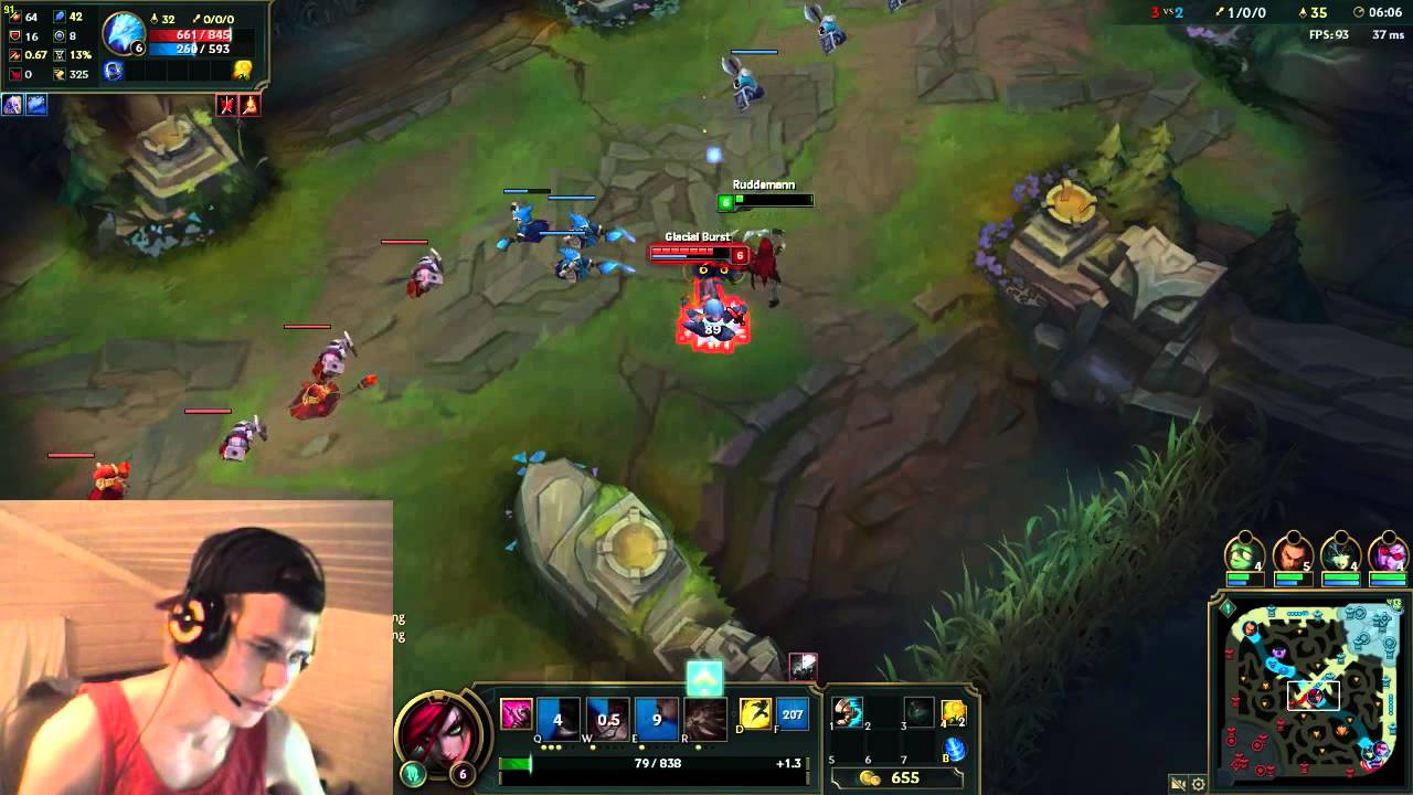 [22/03/16] Luckiest. Kill. Ever. (Katarina vs. Anivia highlight kill)