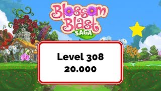 Blossom Blast Saga Level 308 - No Boosters