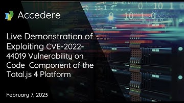 Exploiting CVE 2022 44019 Vulnerability on Code Component of Total Js Framework