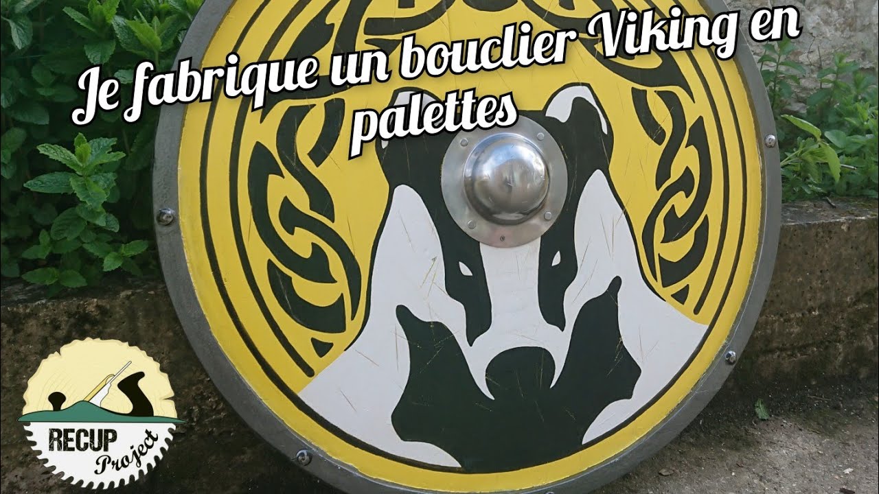 DIY Je fabrique un bouclier Viking en bois de palettes