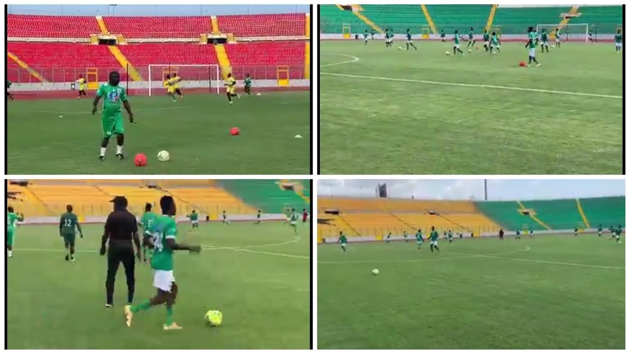 King Faisal Football Club Trains At The Newly Renovated Baba Yara