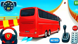 Mega Ramp Bus Racing 3D - Экстремальный симулятор вождения автобуса, трюки, автобусная игра 3D - ... screenshot 3