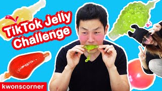 Korean TikTok Jelly Challenge (feat. Sarah) | 틱톡 젤리