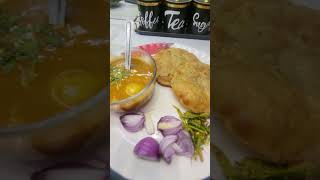 yummy daal ki puri or Hing vale Aalu 😋 #food #cooking #aalupuri #shorts #viral