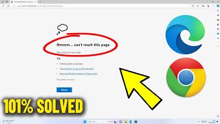 hmmm… can't reach this page in microsoft edge & chrome | how to fix can't reach this page problem ✅