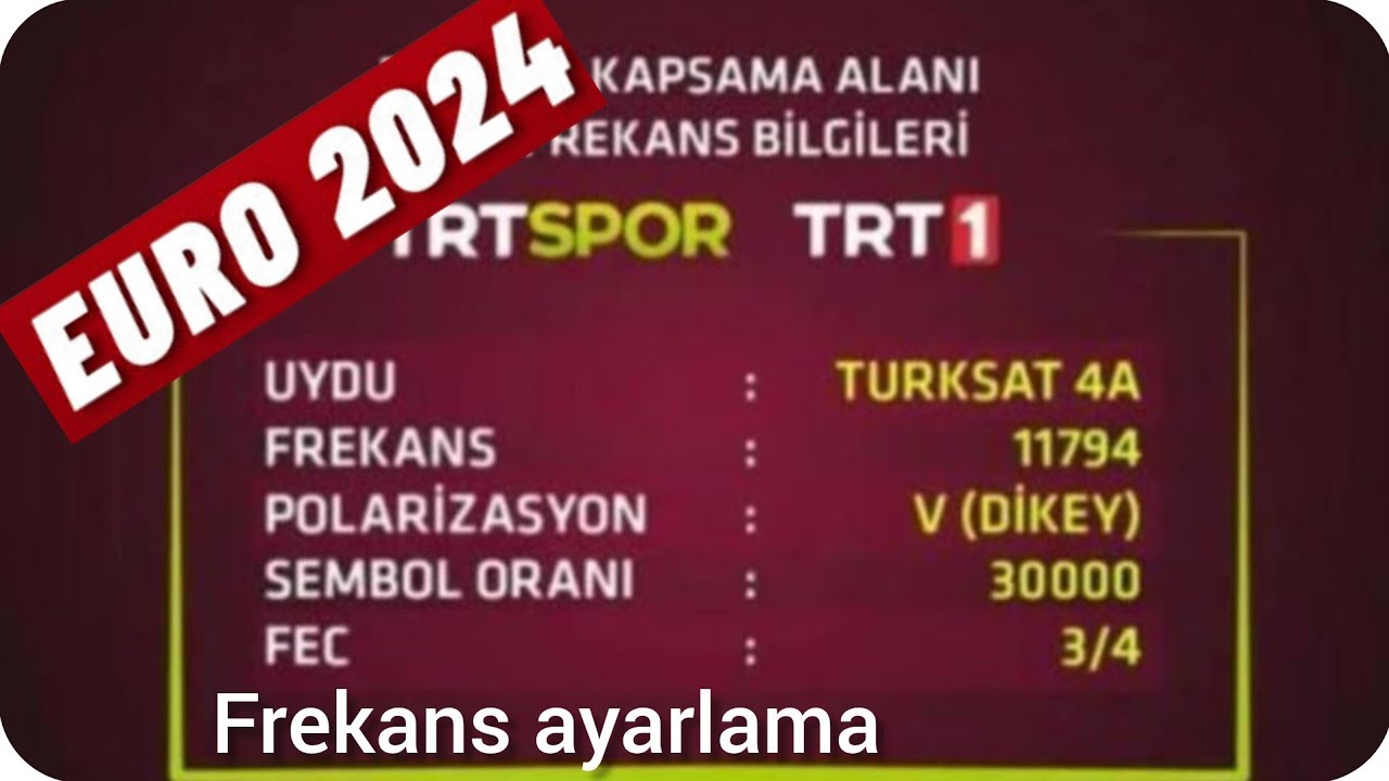 LG TV EURO2024 FREKANS AYARLAMA YouTube