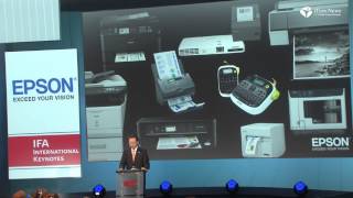 Epson IFA 2012 Opening Keynote Speaker Minoru Usui  IFA 2012 Berlin 20120831