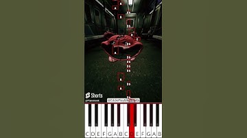 Smiling Critters - Bobby BearHug is so silly (@EddiePlaytimeShorts) - Octave Piano Tutorial