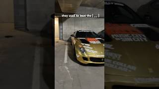 Spotting Daily Driven Exotics old chrome gold Ferrari at Gold Rush Rally. Sorry Jake Schnatter 😂