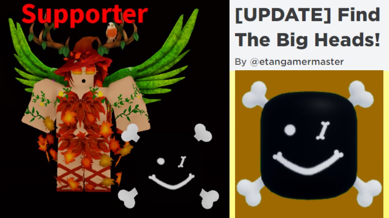 Tutorial How To Get Bones Bighead in Find The Big Heads! by