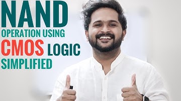 Realisation of NAND Logic using CMOS Logic Circuit Design | Design Working Principle | Simplified |