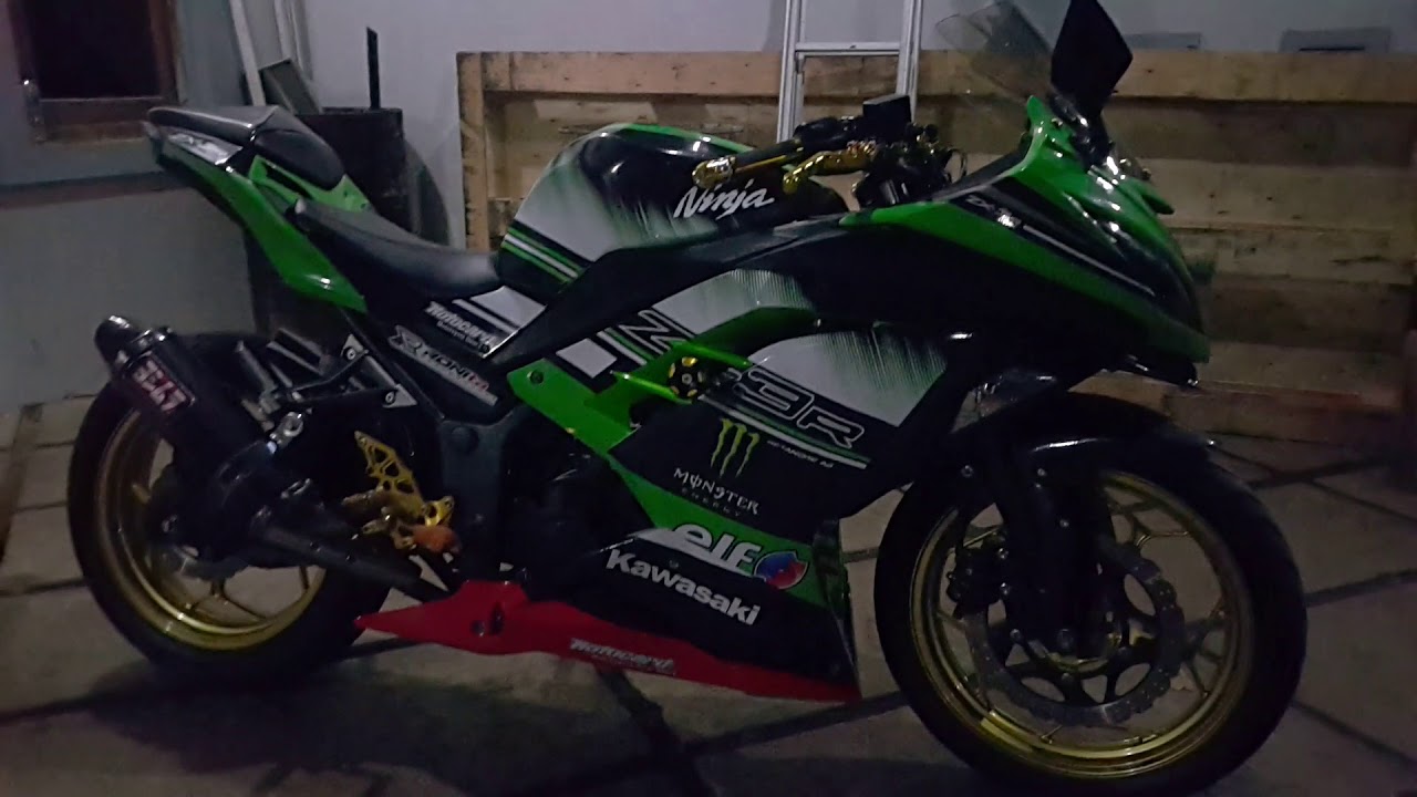 Hasil Pemasangan Sticker Decal Kawasaki Ninja 250 Fi Di Ronita