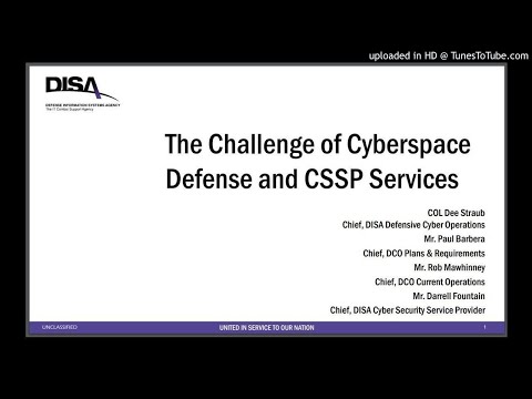 The Challenge in Cyberspace Defense and Cyber Security Service Provider (CSSP) Services