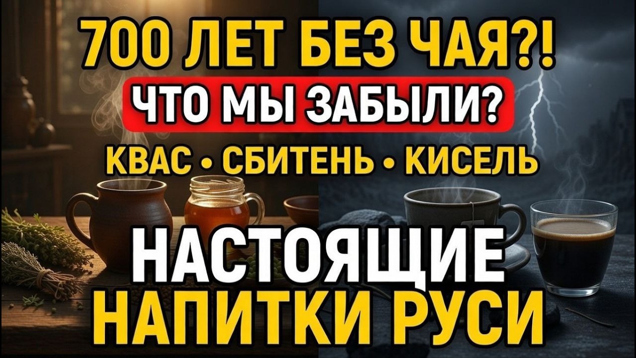 Что пили на Руси 700 лет до чая? Вы будете удивлены!