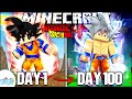 SOPRAVVIVO 100 GIORNI COME GOKU SU MINECRAFT!! Minecrfat - Ita