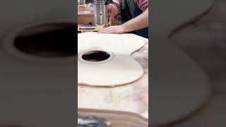 Building guitar in the custom shop