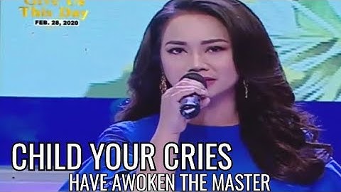 Thumbnail of Child Your Cries Have Awoken the Master (Cover) Luvilyn Maylas