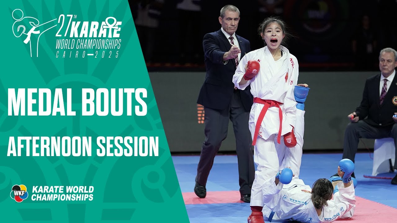 Karate World Championships | Final and Bronze Medals Bouts – Afternoon Session |