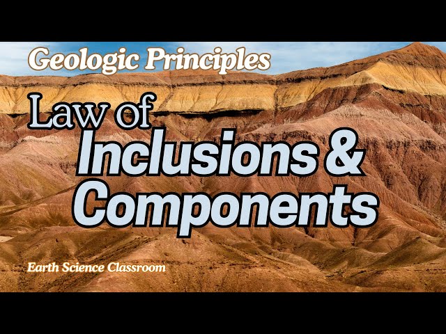 Principle Of Inclusions Geology