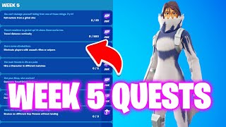 How To Complete Week 5 Quests in Fortnite - All Week 5 Challenges Fortnite Chapter 4 Season 3