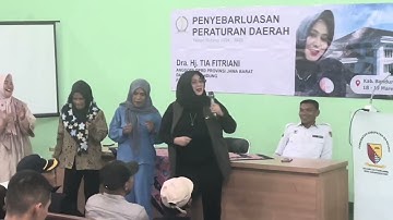 Tia Fitriani DPRD Jabar gelar penyebarluasan Perda Di Cukanggenteng Pasirjambu