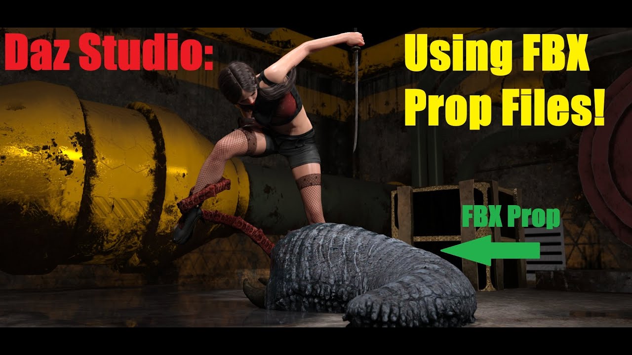 Daz Studio: How to Use FBX Files In Daz Studio! - YouTube