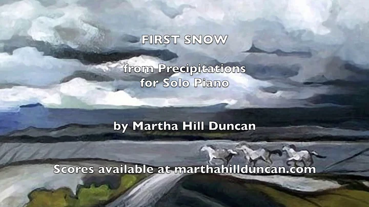 First Snow from Precipitations for Solo Piano by M...