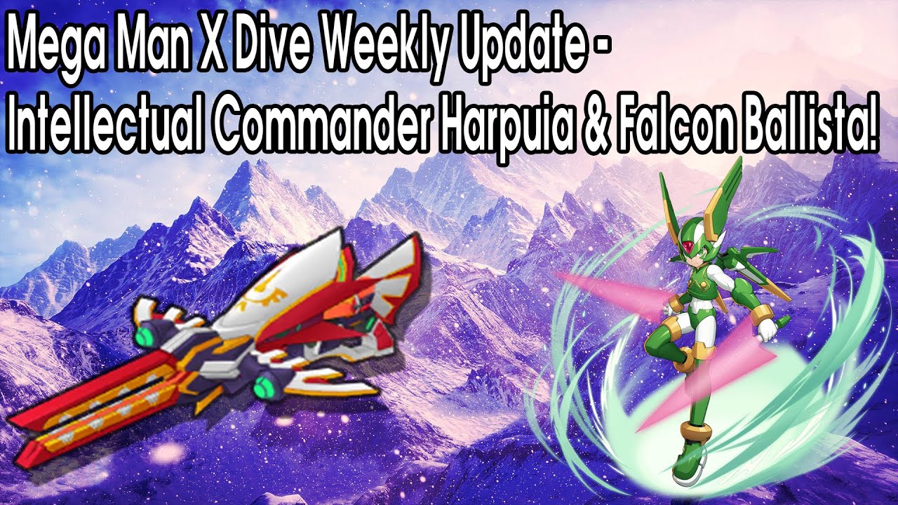 Mega Man X Dive Weekly Update Intellectual Commander Harpuia & Falcon