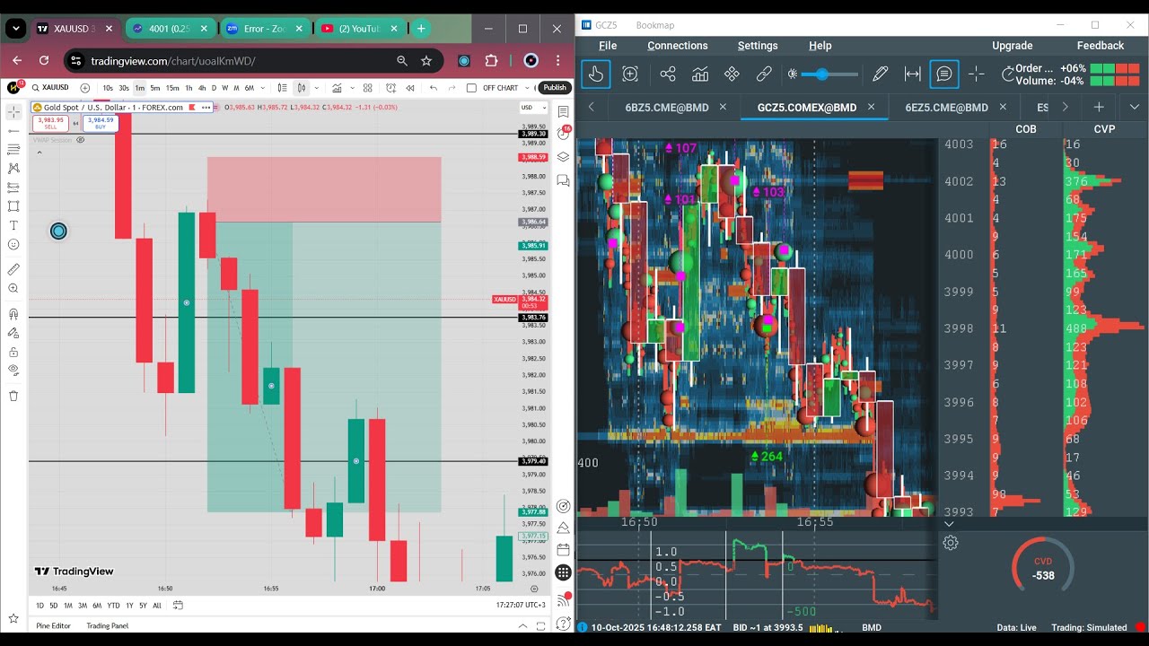 TOOS: Forex Somali Trading NYSE Open 10th Oct 2025 | Hagarlaawe Order Flow
