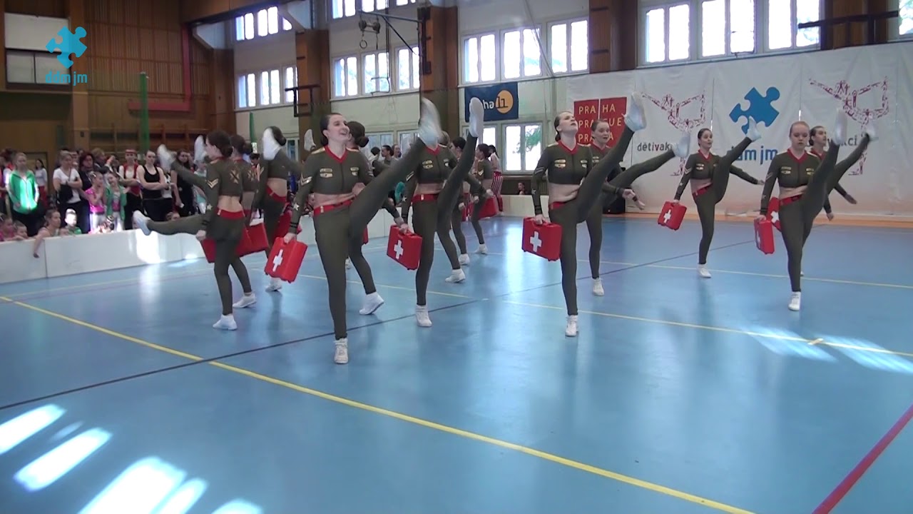 2019 03 30 AKCE Děti v akci /12/Aerobic club DDM Ústí n. Labem/Army Nurse