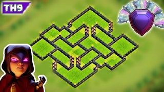 COC TH9 INSANE Trophy Push Base New 2017 | Legit Undefeated Base Design!! screenshot 5