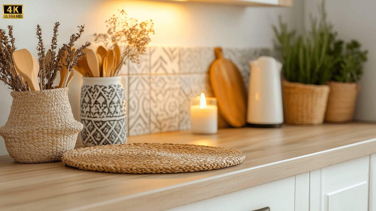 Простые и уютные идеи декора маленькой кухни в скандинавском стиле в зимней стране чудес