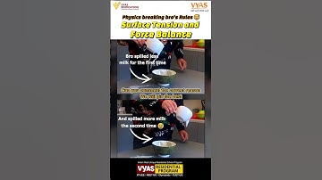 #bro #breaking #physics #rules #surface #tension & #force #balance #yt #science #viralshort #shorts