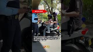 Autoridades intensifican controles de tránsito en la Puerta del Sol en día sin carro | Oro Noticias
