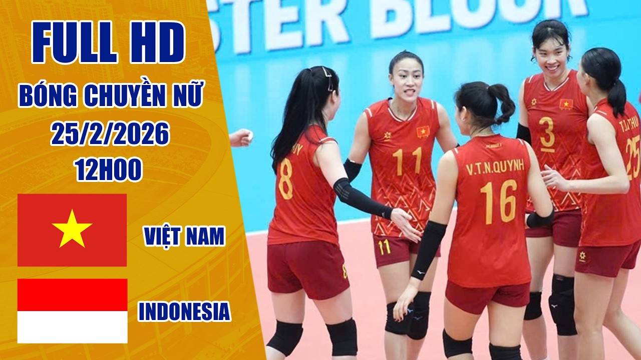 Việt Nam - Indonesia | Thanh Thúy rực sáng với chuỗi tấn công liên tiếp khiến đối thủ choáng váng