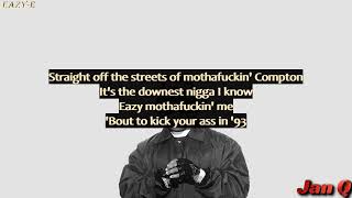 Eazy-E - Creep n Crawl (Lyrics)