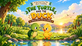 Quacky Duck and Turtle 🦆🐢 | A Cute Story for Kids | Slow and Steady Wins