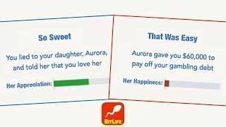 I became rich by emotionally manipulating my family in BitLife