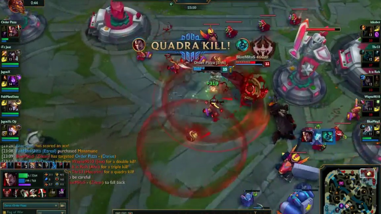 DARIUS 1V5 FIRST PENTAKILL EVER??? MORE THAN 12K TRUE DAMAGE 5 DUNKS 5 KILLS