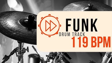 119 BPM | Funk Rock Drum Beat | Backing Track (#55)