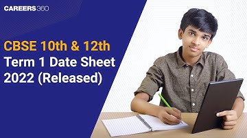 CBSE Date Sheet 2022 term 1 for Classes 10, 12 released | Check CBSE Board 2022 exam dates here