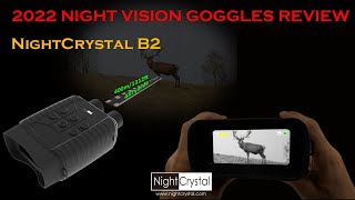 Nightcrystal B2 Night Vision Goggles Binoculars Outdoor Test Experts Review - 1080P 10X Digital Zoom