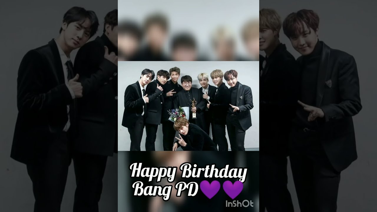 Happy birthday Bang PD 💜 