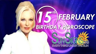 February 15th Zodiac Horoscope Birthday Personality - Aquarius - Part 1 Details