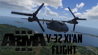 Y-32 XI'an [Infantry Transport] Short Flight - Arma 3