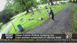 New Castle Police searching for vehicle theft suspects