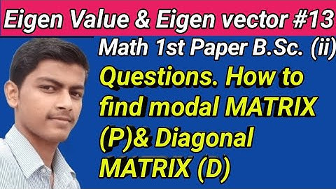 Eigen Value and eigen vector #13