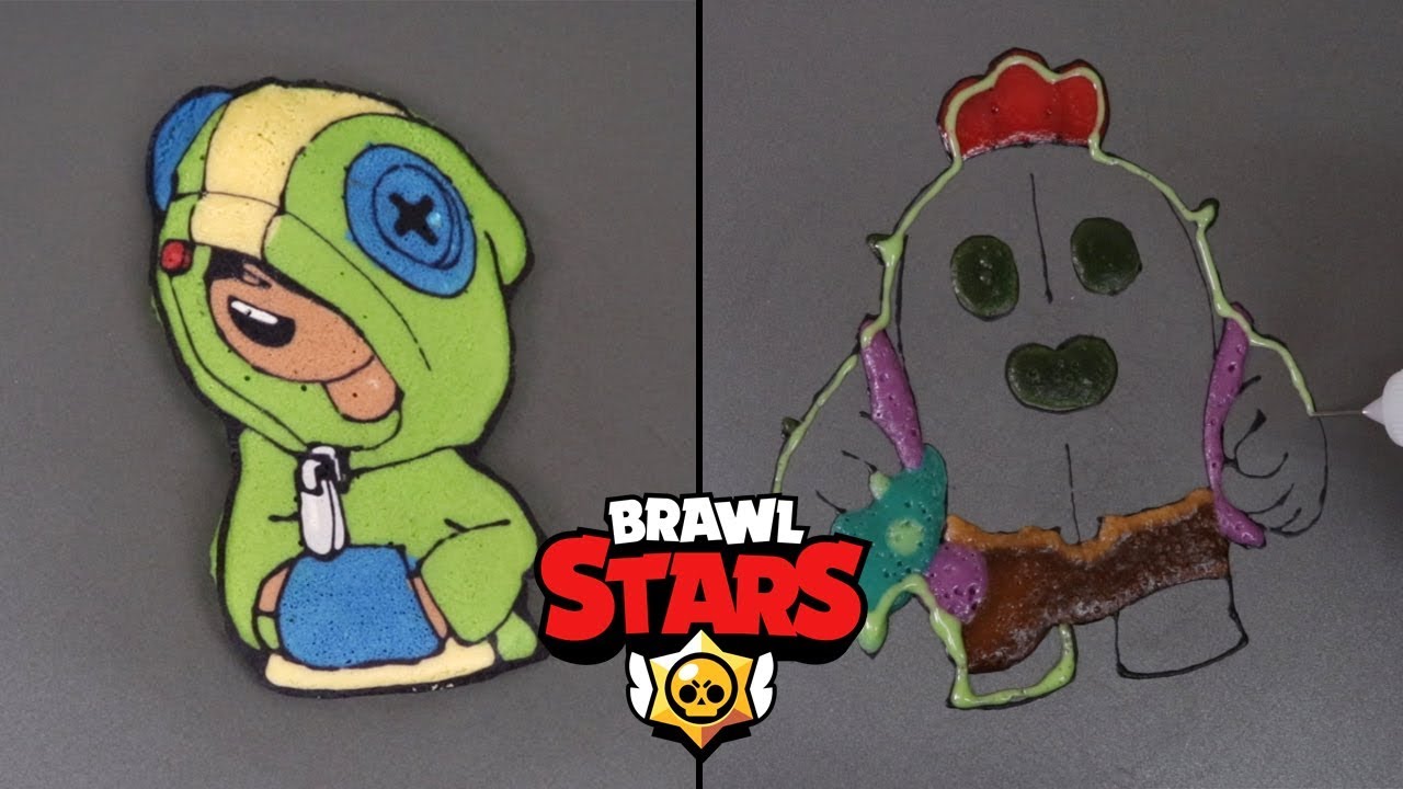 Brawl Stars Pancake art Spike, leon TPA🥞 YouTube