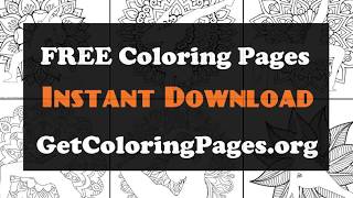 Yoga mandala coloring pages pdf