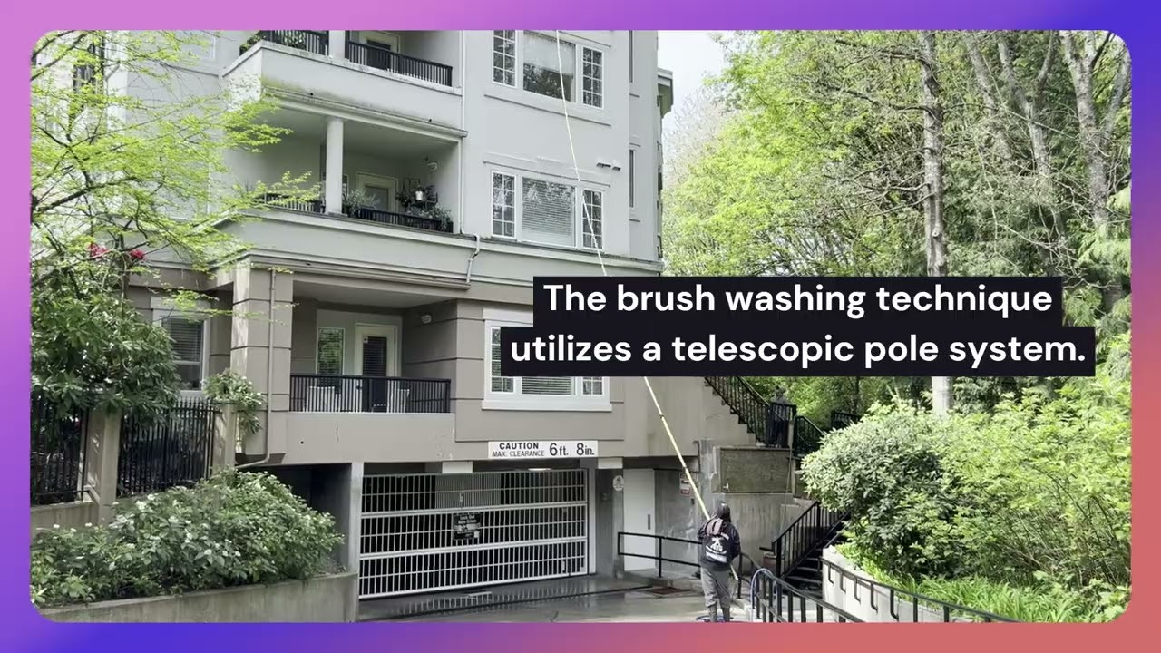 Washing exterior Windows on Strata Building